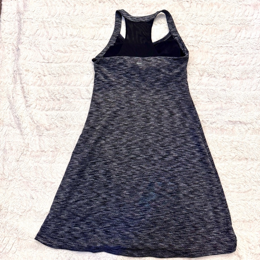 MPG  small Mondetta Sleeveless Athletic Midi Dress Gray & Black  lightweight sun - Picture 2 of 8